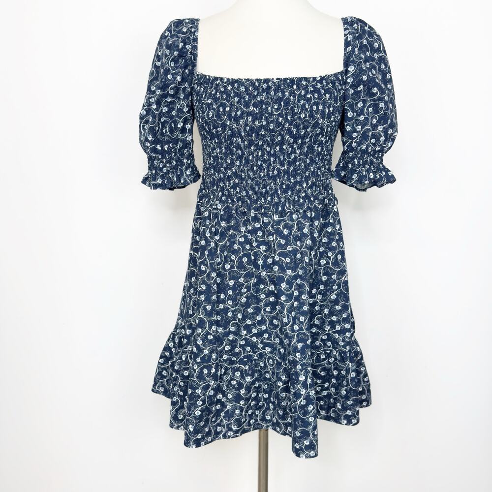 Aritzia Wilfred Angie Prairie Floral Mini Ruffle Dress L